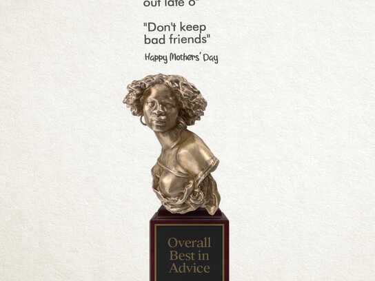 Mothers deserve accolades too